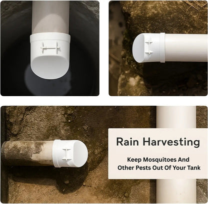 2PCs- PVC Drain Backflow Pipe Cap(4 Inch / 110mm)
