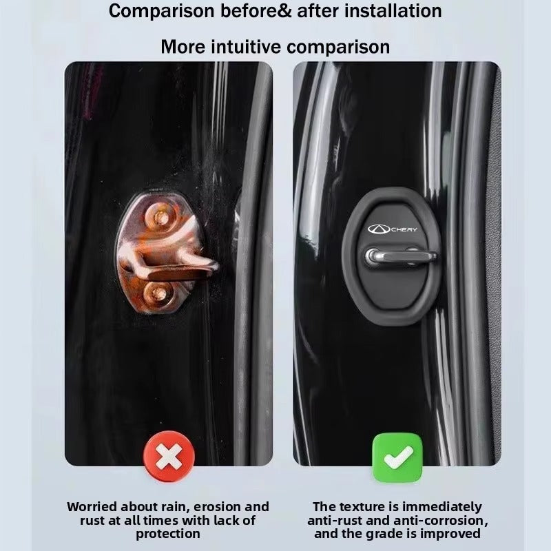 8Pcs- Car Silicone Door Lock Protector
