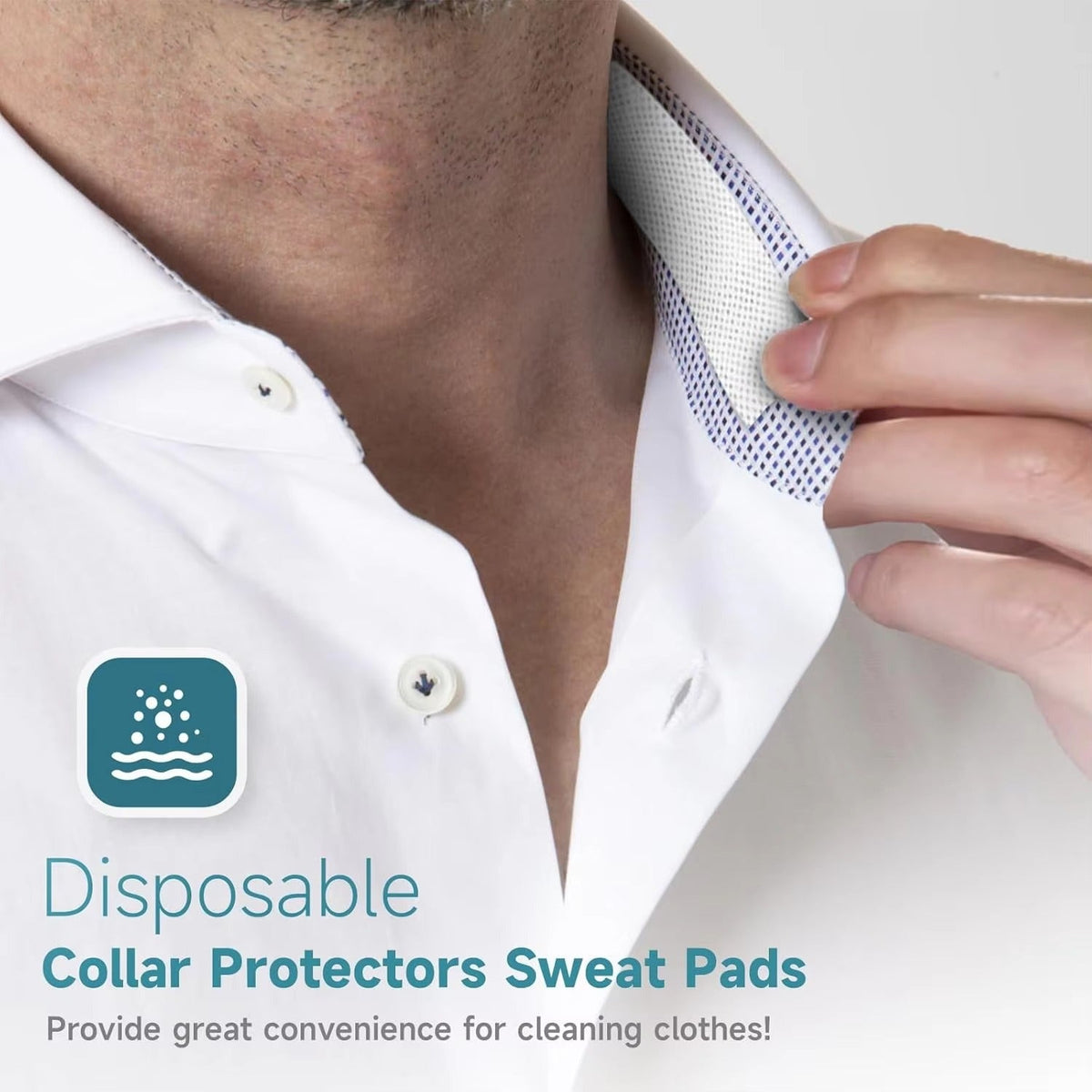 1PC- Neck Collar Sweat Pad